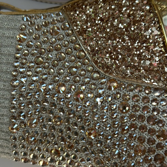 Michael Kors Skyler Boot Pale Gold Sneakers Size 9 - Picture 7 of 8